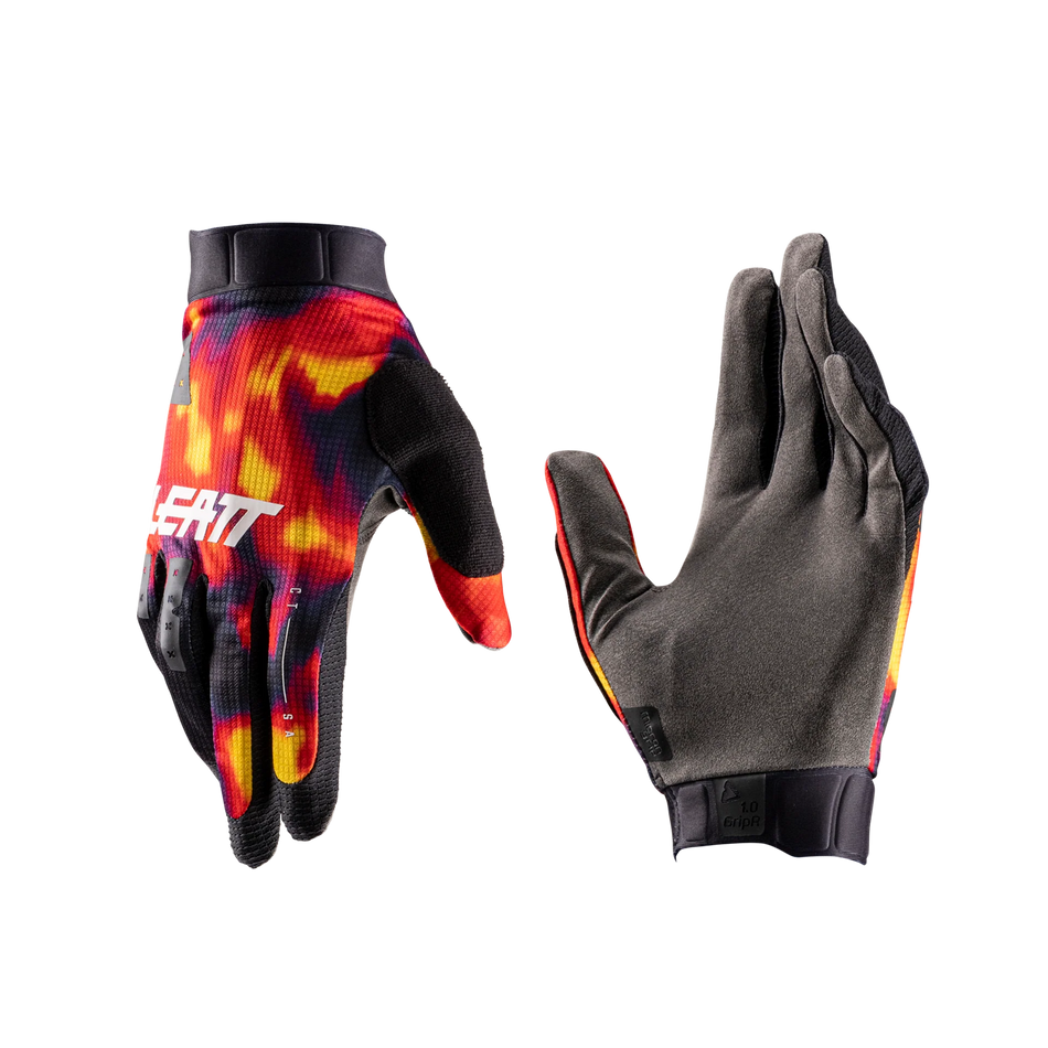 Leatt Gloves MTB 1.0 GripR Mens Heatmap Red
