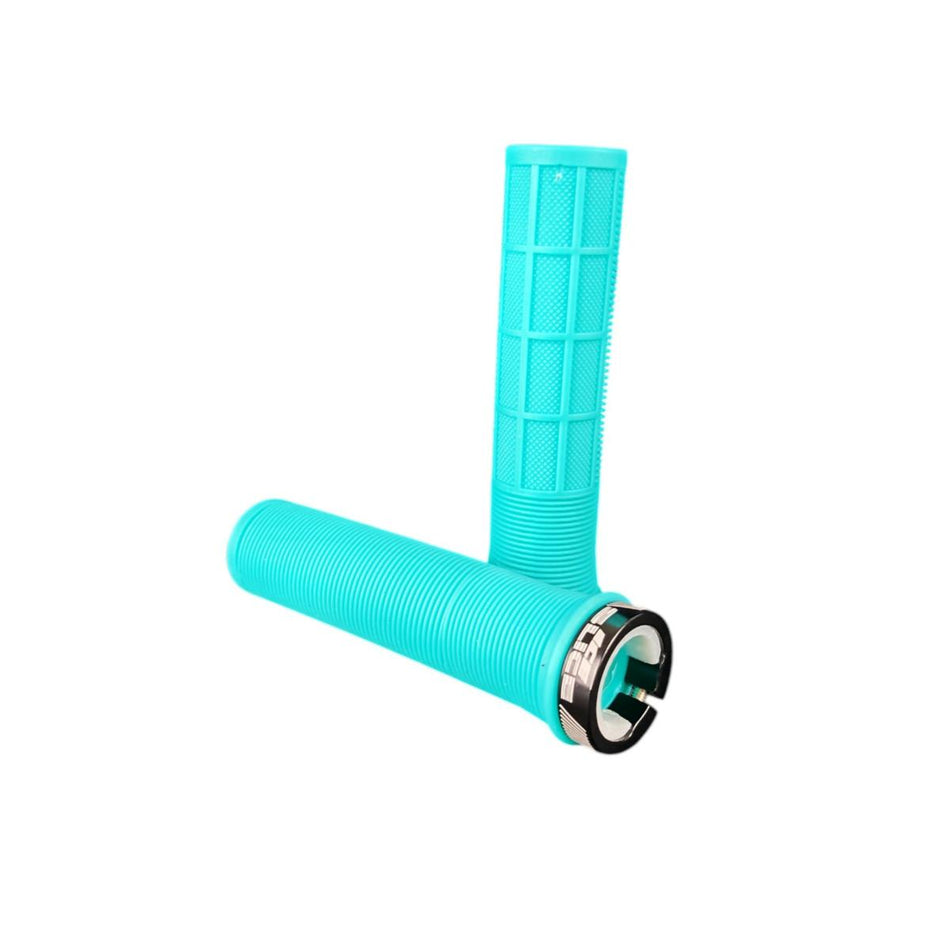 ICE SLICE Lock-on grips (Lagoon grip Black locks)