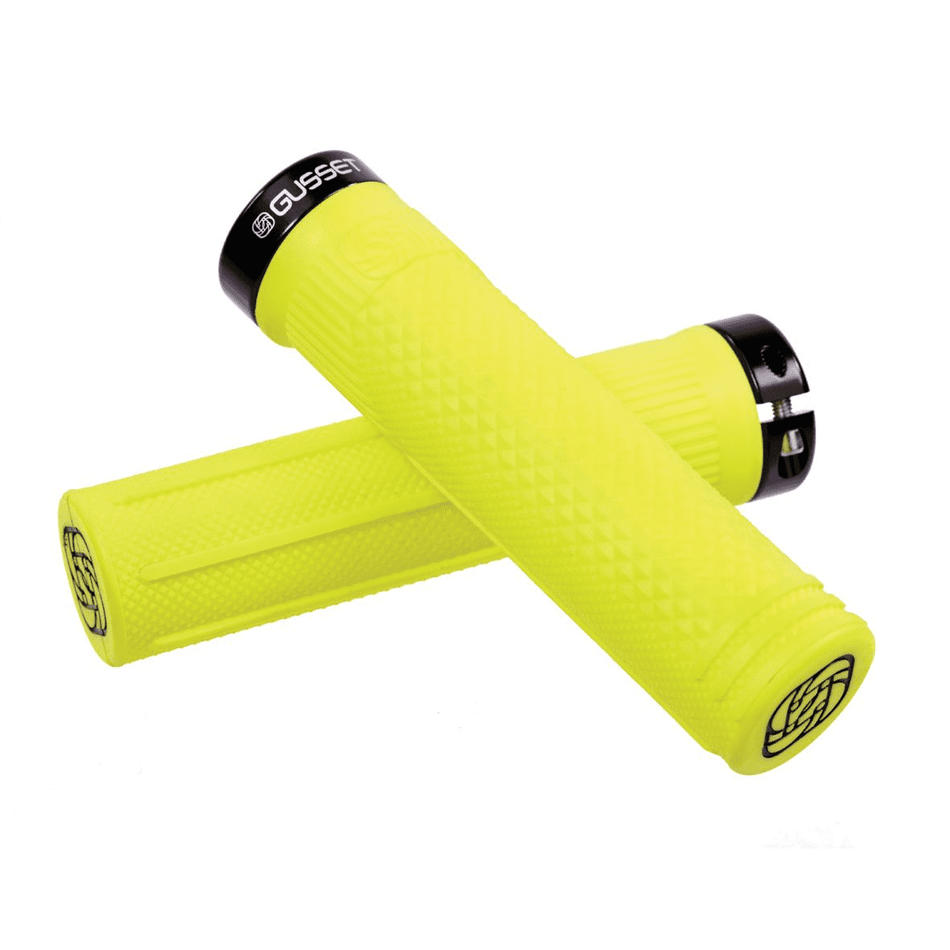 Gusset Grips S2 Clamp-On Fluro Yellow