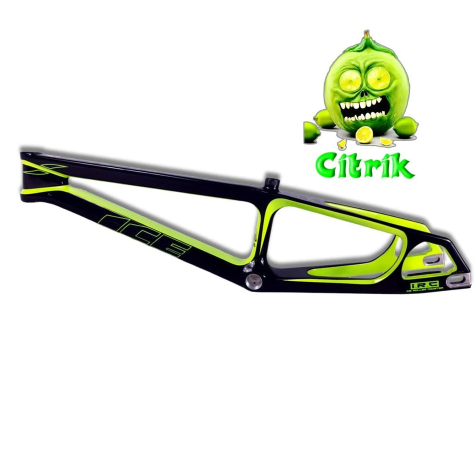 ICE RAPTOR CARBON FRAME AND FORK WITH IRC SX SYSTEM CITRIK LIME