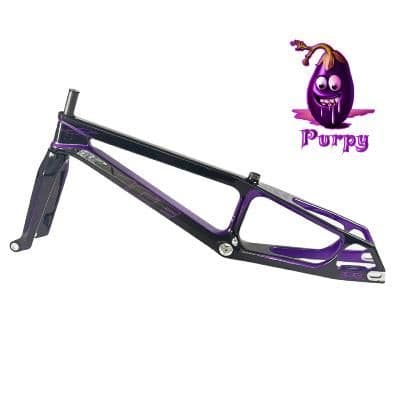 ICE RAPTOR CARBON FRAME AND FORK WITH IRC SX SYSTEM PURPY PURPLE