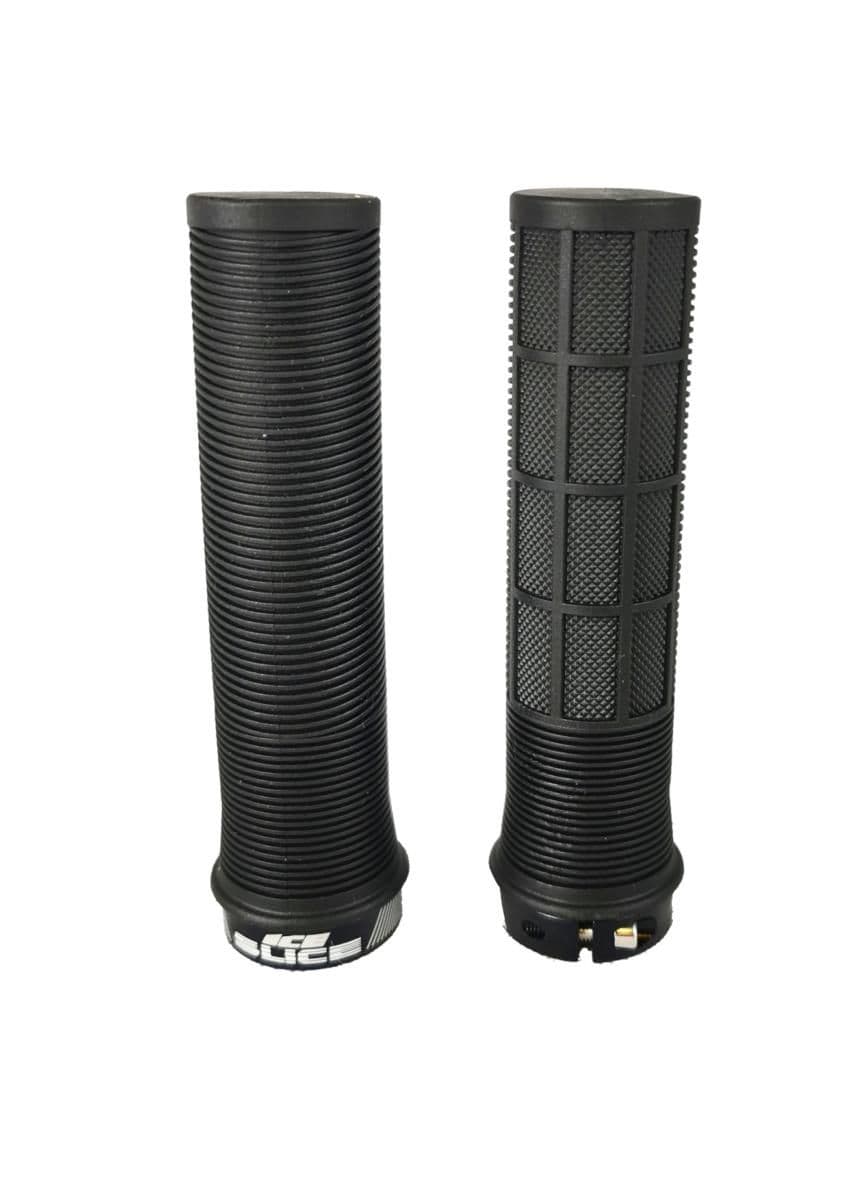 ICE SLICE Lock-on grips (Black grip Black locks)