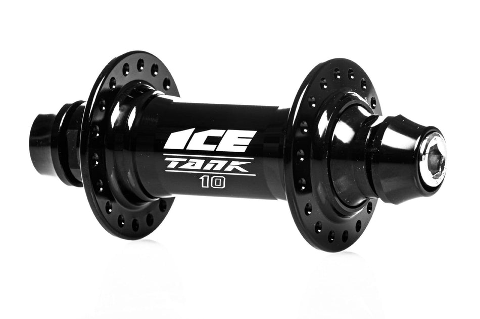ICE TANK 10mm FRONT HUB 36H BLACK