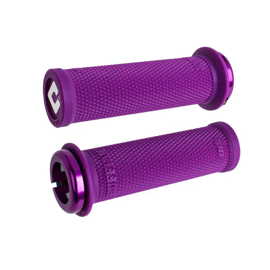 ODI RUFFIAN MINI BMX GRIPS PURPLE 100mm
