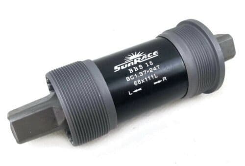 SunRace Bottom Bracket BBS 15 SB Cartridge Black/Silver